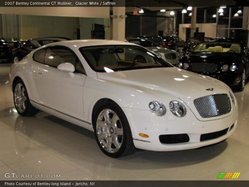 Glacier White / Saffron 2007 Bentley Continental GT Mulliner
