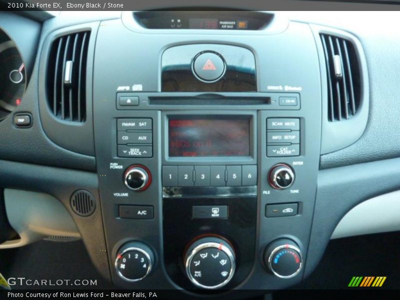 Ebony Black / Stone 2010 Kia Forte EX
