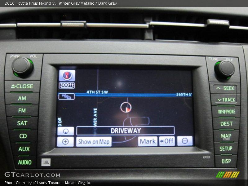 Winter Gray Metallic / Dark Gray 2010 Toyota Prius Hybrid V