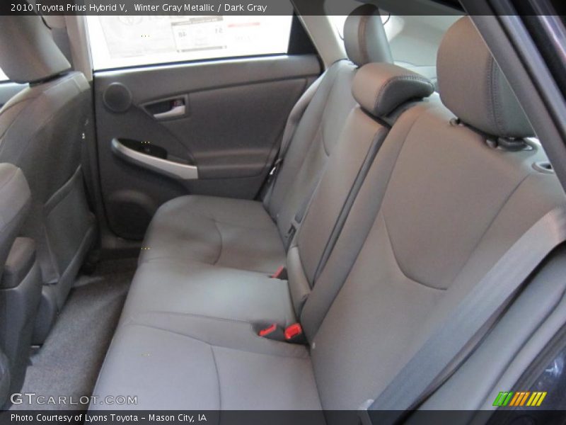 Winter Gray Metallic / Dark Gray 2010 Toyota Prius Hybrid V
