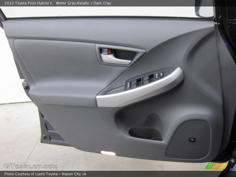 Winter Gray Metallic / Dark Gray 2010 Toyota Prius Hybrid V