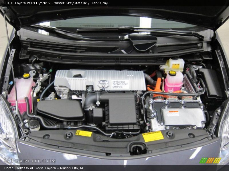 Winter Gray Metallic / Dark Gray 2010 Toyota Prius Hybrid V
