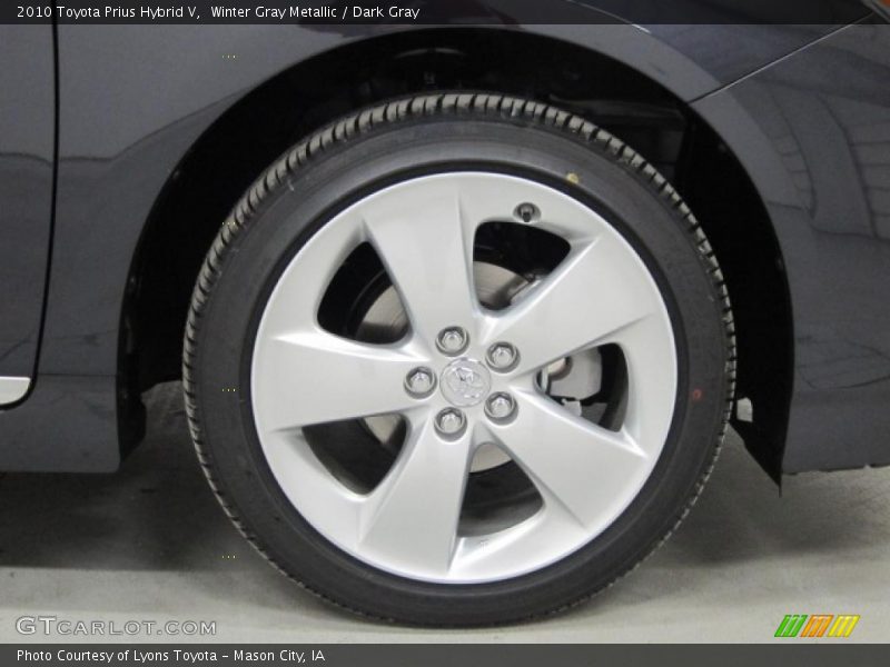 Winter Gray Metallic / Dark Gray 2010 Toyota Prius Hybrid V