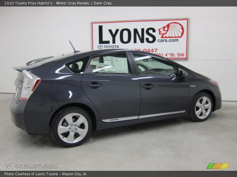 Winter Gray Metallic / Dark Gray 2010 Toyota Prius Hybrid V