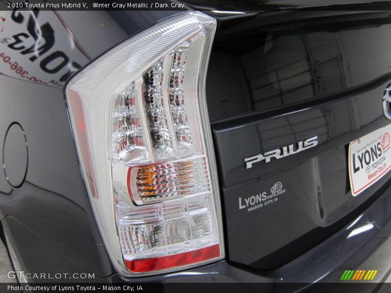 Winter Gray Metallic / Dark Gray 2010 Toyota Prius Hybrid V