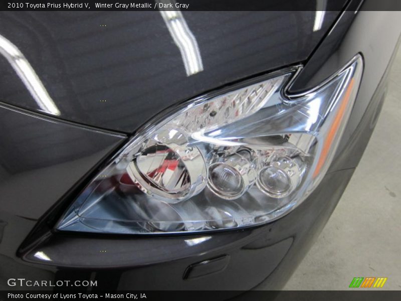 Winter Gray Metallic / Dark Gray 2010 Toyota Prius Hybrid V
