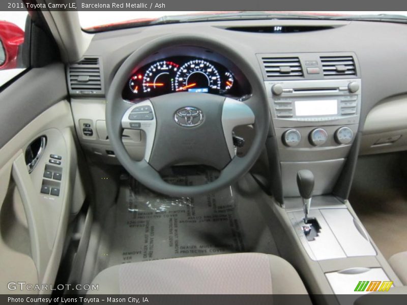 Barcelona Red Metallic / Ash 2011 Toyota Camry LE