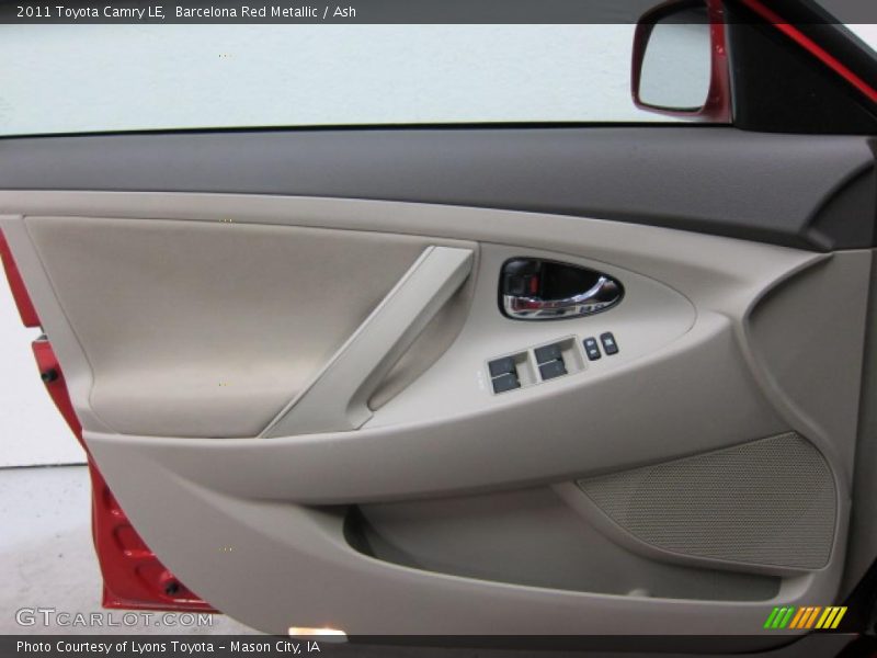 Barcelona Red Metallic / Ash 2011 Toyota Camry LE