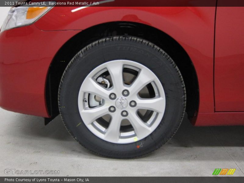 Barcelona Red Metallic / Ash 2011 Toyota Camry LE