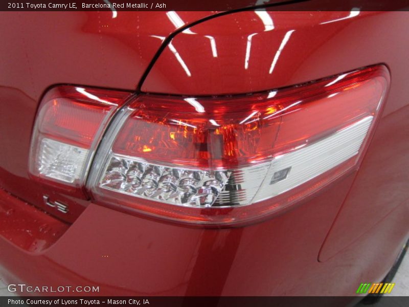 Barcelona Red Metallic / Ash 2011 Toyota Camry LE