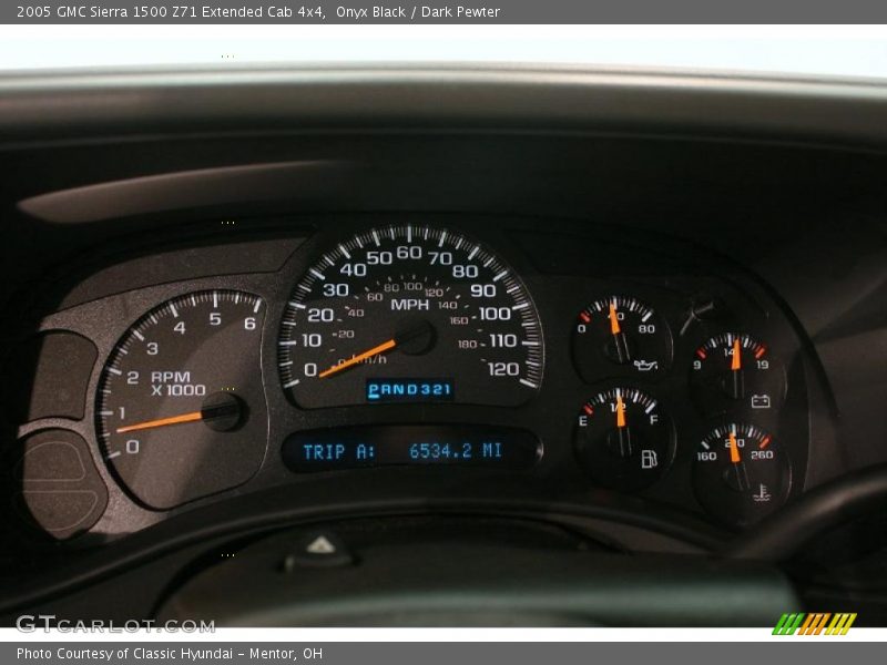 Onyx Black / Dark Pewter 2005 GMC Sierra 1500 Z71 Extended Cab 4x4