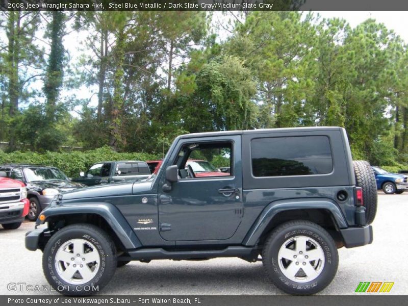 Steel Blue Metallic / Dark Slate Gray/Medium Slate Gray 2008 Jeep Wrangler Sahara 4x4