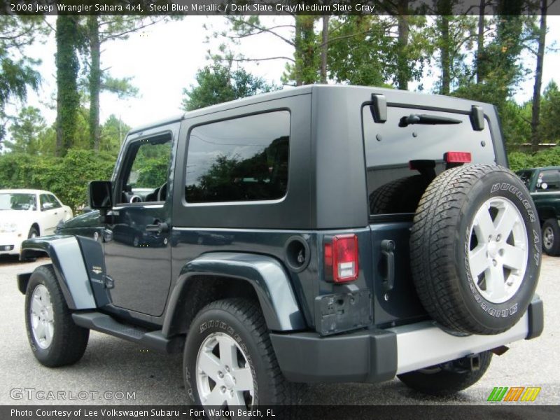 Steel Blue Metallic / Dark Slate Gray/Medium Slate Gray 2008 Jeep Wrangler Sahara 4x4