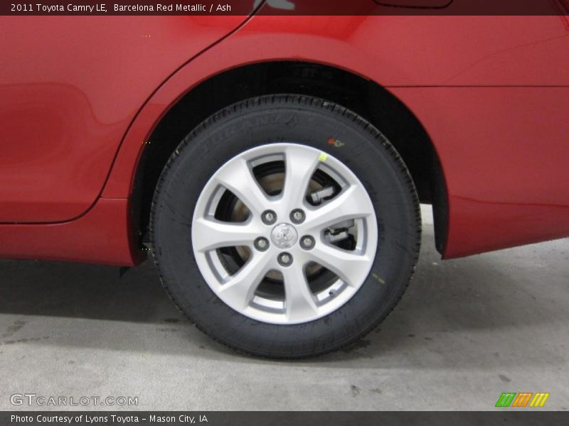 Barcelona Red Metallic / Ash 2011 Toyota Camry LE