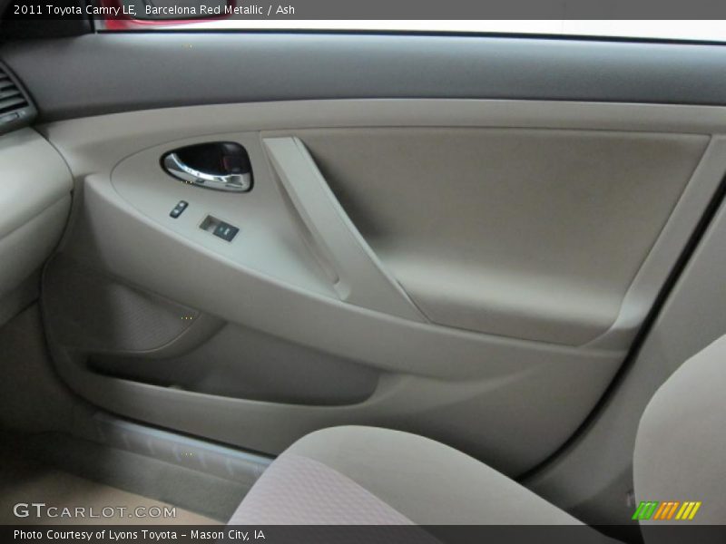 Barcelona Red Metallic / Ash 2011 Toyota Camry LE