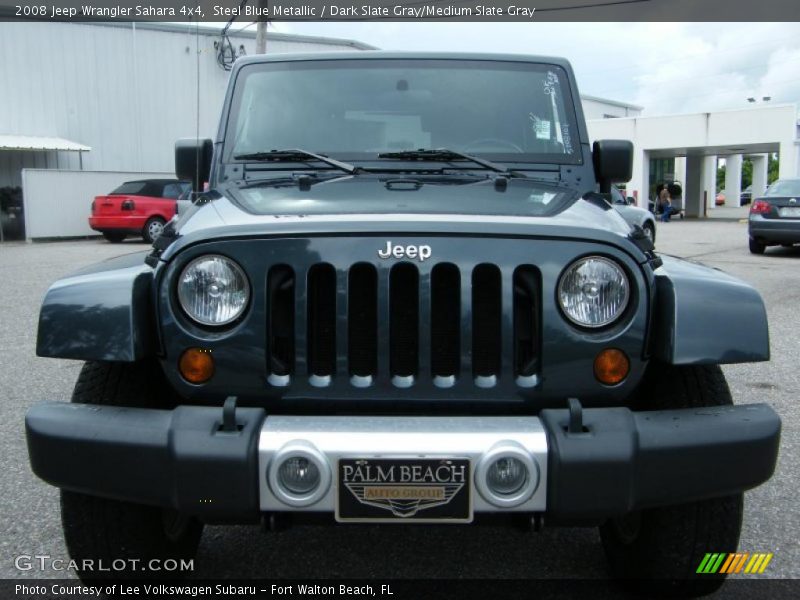 Steel Blue Metallic / Dark Slate Gray/Medium Slate Gray 2008 Jeep Wrangler Sahara 4x4