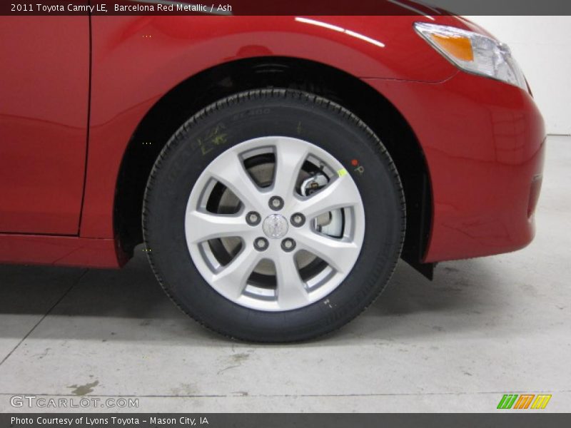 Barcelona Red Metallic / Ash 2011 Toyota Camry LE