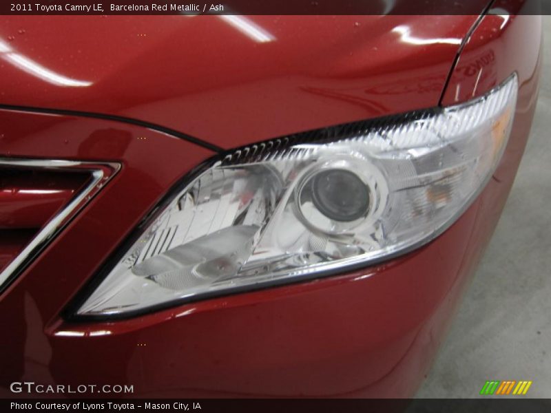 Barcelona Red Metallic / Ash 2011 Toyota Camry LE