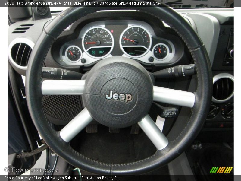 Steel Blue Metallic / Dark Slate Gray/Medium Slate Gray 2008 Jeep Wrangler Sahara 4x4