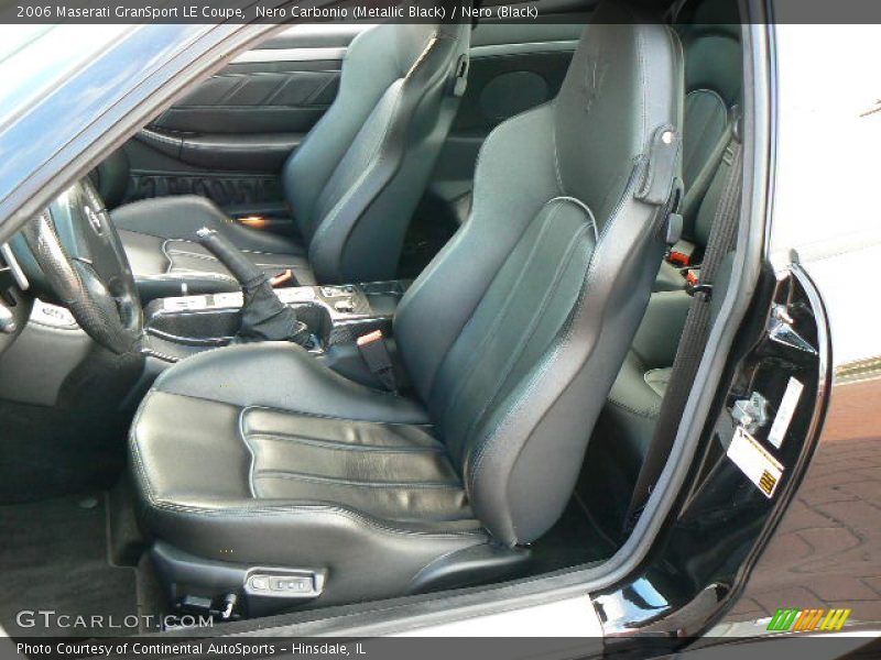Nero Carbonio (Metallic Black) / Nero (Black) 2006 Maserati GranSport LE Coupe