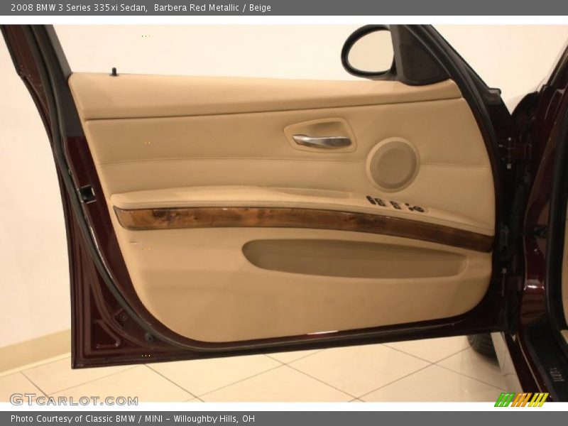 Barbera Red Metallic / Beige 2008 BMW 3 Series 335xi Sedan