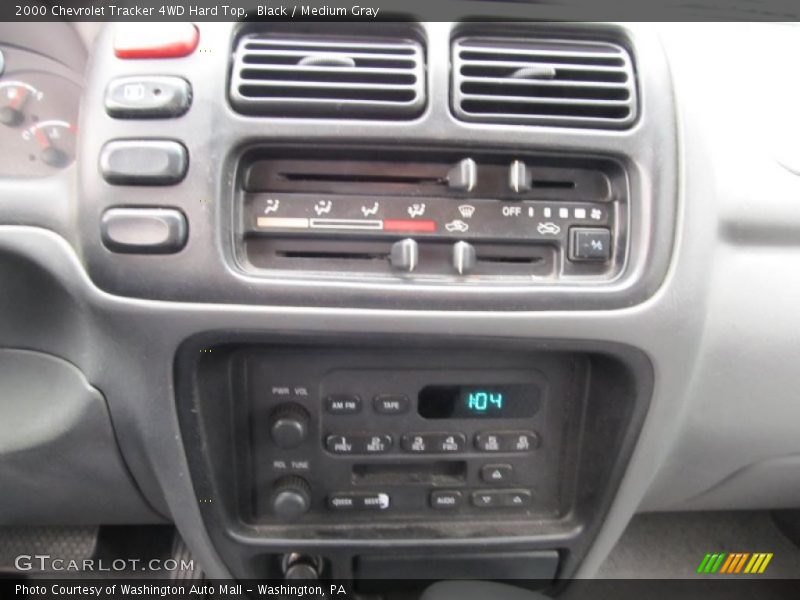 Black / Medium Gray 2000 Chevrolet Tracker 4WD Hard Top