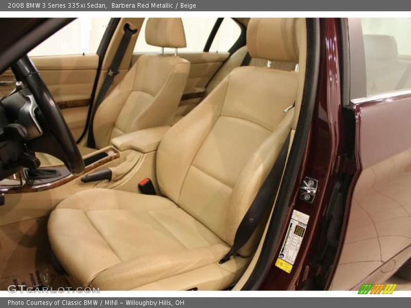 Barbera Red Metallic / Beige 2008 BMW 3 Series 335xi Sedan