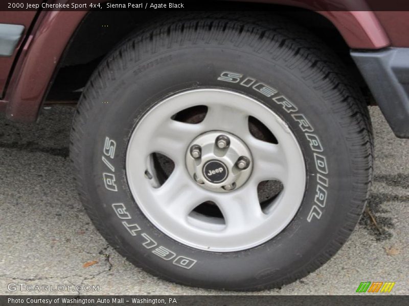 Sienna Pearl / Agate Black 2000 Jeep Cherokee Sport 4x4