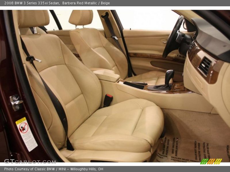 Barbera Red Metallic / Beige 2008 BMW 3 Series 335xi Sedan