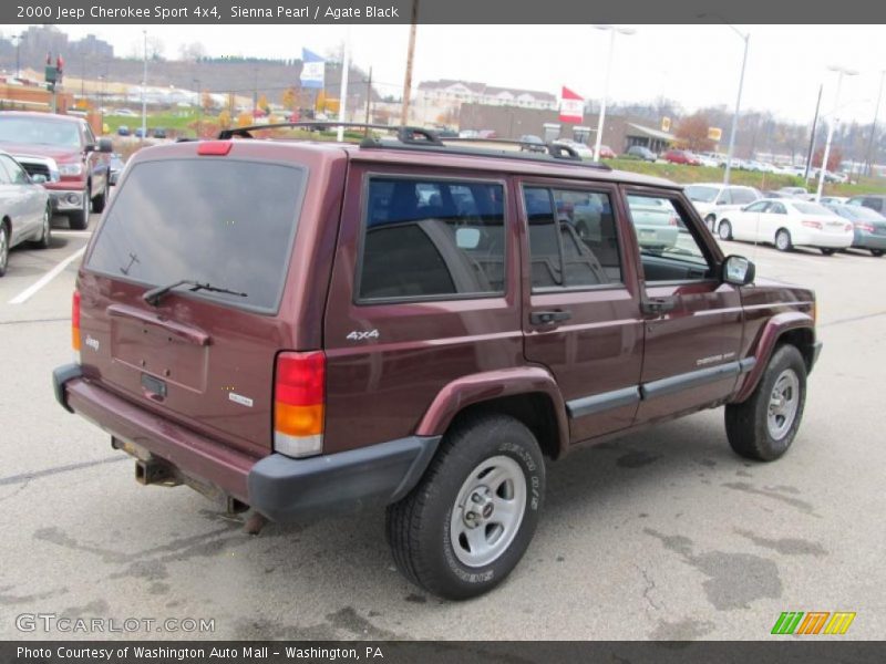 Sienna Pearl / Agate Black 2000 Jeep Cherokee Sport 4x4