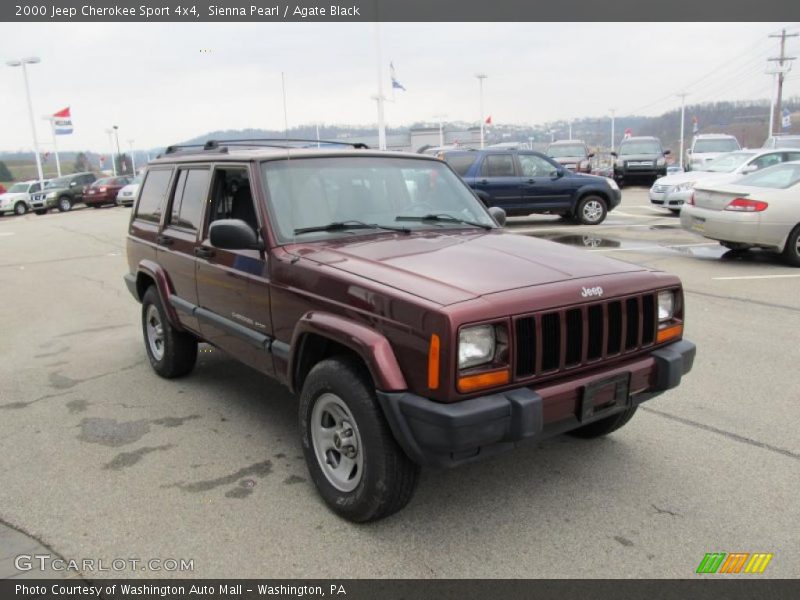Sienna Pearl / Agate Black 2000 Jeep Cherokee Sport 4x4