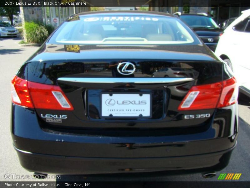 Black Onyx / Cashmere 2007 Lexus ES 350