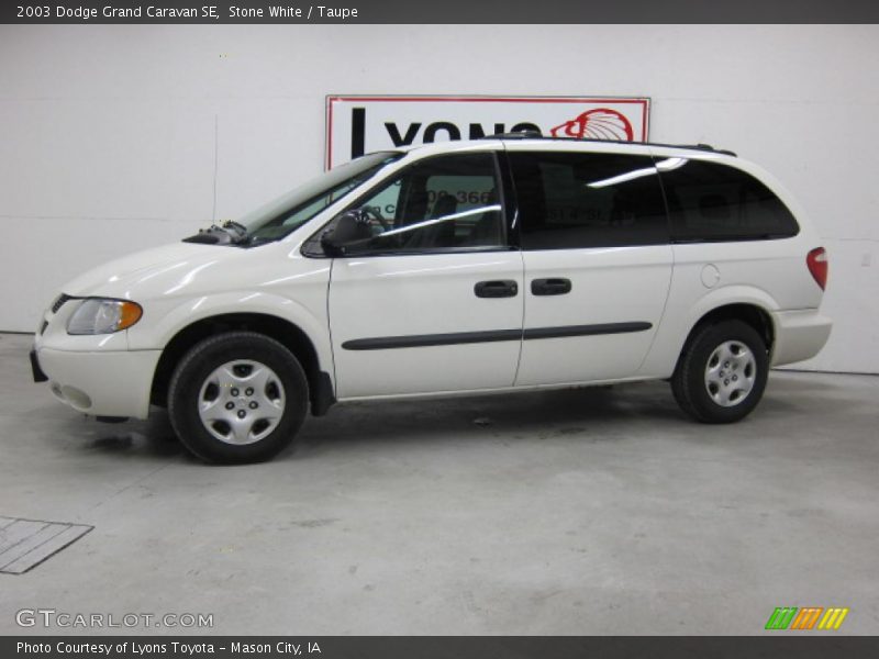 Stone White / Taupe 2003 Dodge Grand Caravan SE