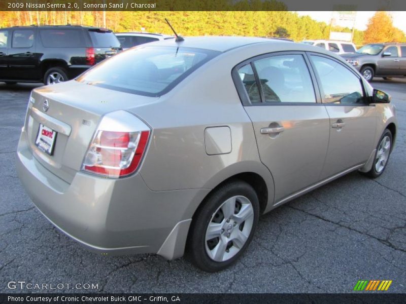 Sonoran Sand / Charcoal 2009 Nissan Sentra 2.0