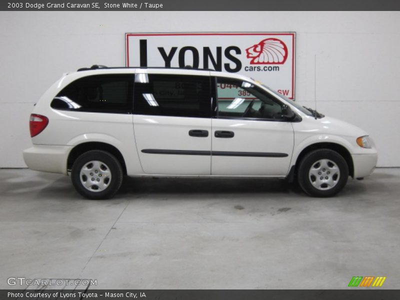 Stone White / Taupe 2003 Dodge Grand Caravan SE