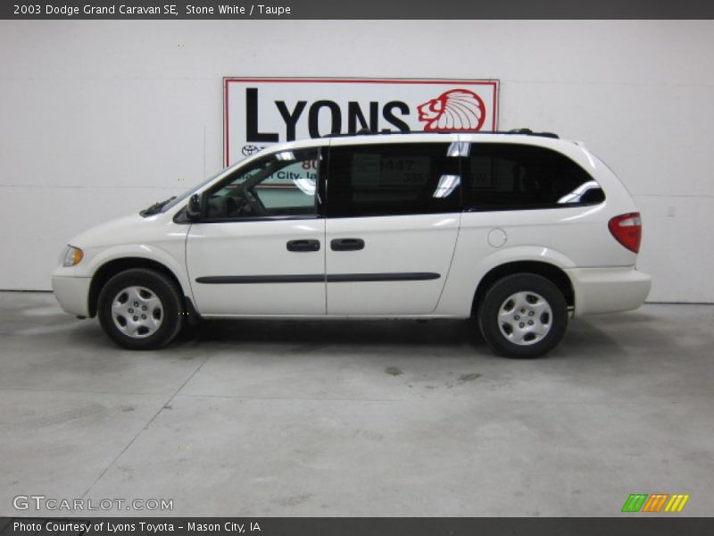 Stone White / Taupe 2003 Dodge Grand Caravan SE