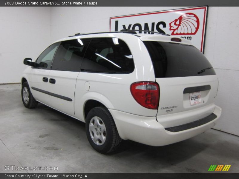 Stone White / Taupe 2003 Dodge Grand Caravan SE