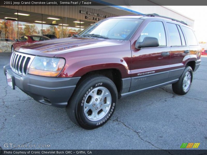 Sienna Pearl / Taupe 2001 Jeep Grand Cherokee Laredo