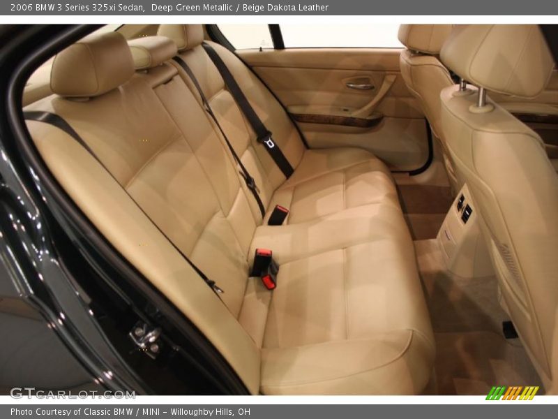 Deep Green Metallic / Beige Dakota Leather 2006 BMW 3 Series 325xi Sedan
