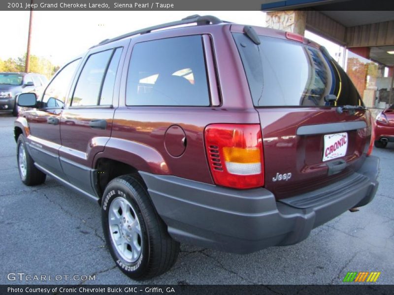 Sienna Pearl / Taupe 2001 Jeep Grand Cherokee Laredo