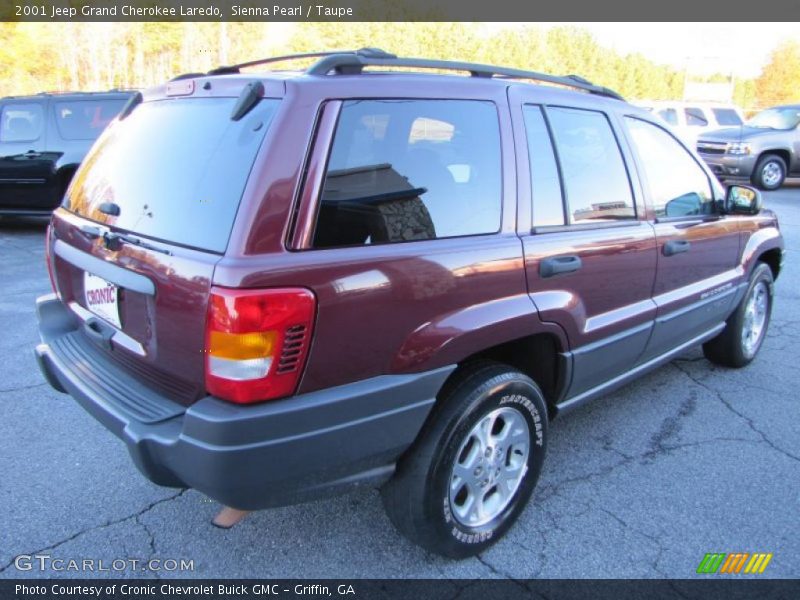 Sienna Pearl / Taupe 2001 Jeep Grand Cherokee Laredo