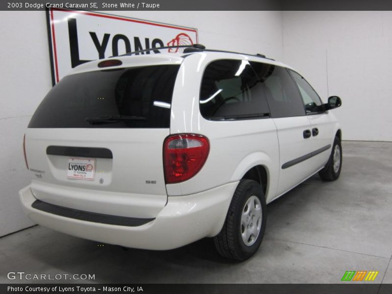 Stone White / Taupe 2003 Dodge Grand Caravan SE