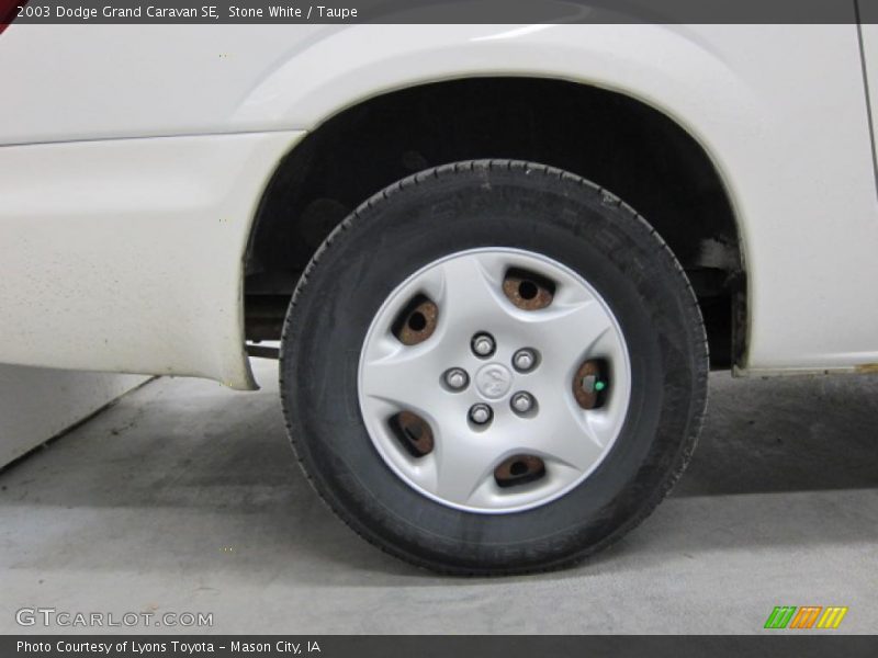 Stone White / Taupe 2003 Dodge Grand Caravan SE