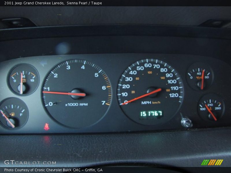  2001 Grand Cherokee Laredo Laredo Gauges