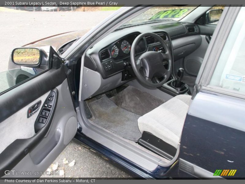  2001 Legacy L Sedan Gray Interior