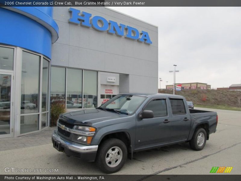 Blue Granite Metallic / Very Dark Pewter 2006 Chevrolet Colorado LS Crew Cab