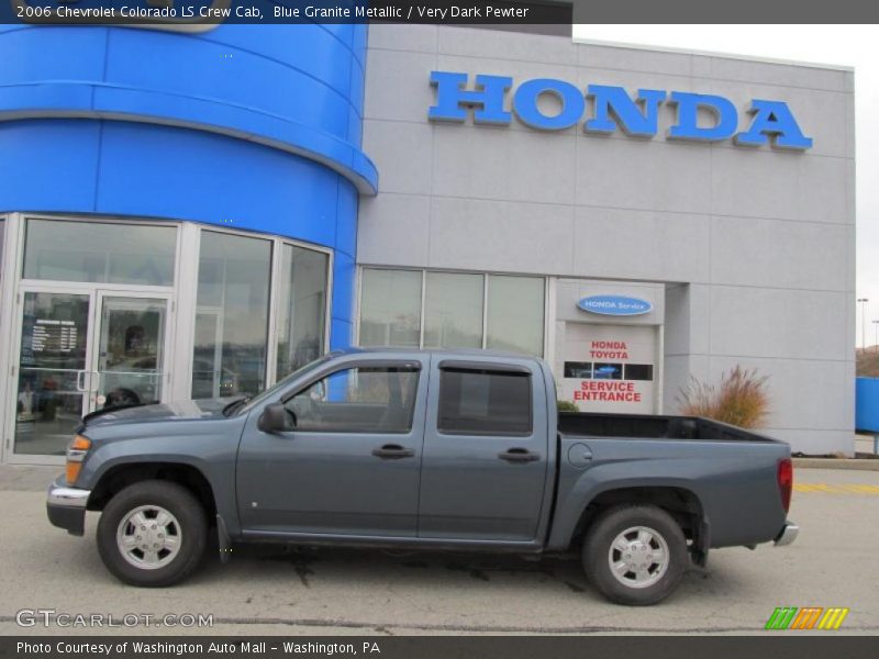 Blue Granite Metallic / Very Dark Pewter 2006 Chevrolet Colorado LS Crew Cab