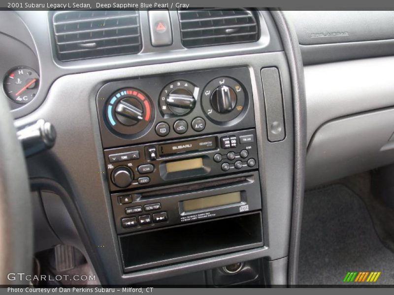 Controls of 2001 Legacy L Sedan