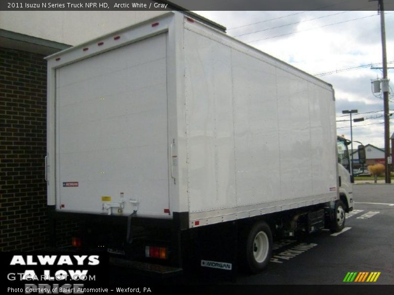 Arctic White / Gray 2011 Isuzu N Series Truck NPR HD