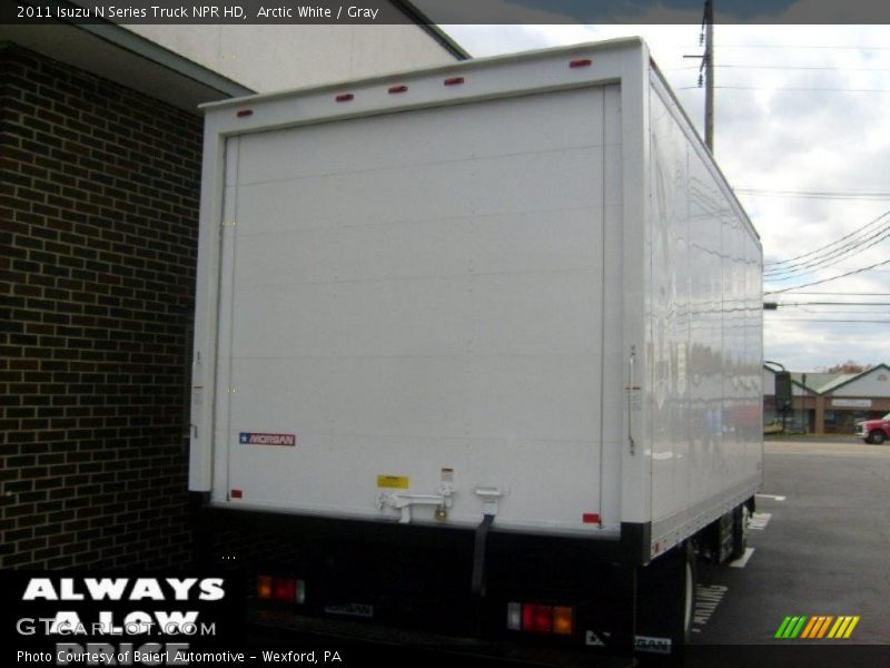 Arctic White / Gray 2011 Isuzu N Series Truck NPR HD